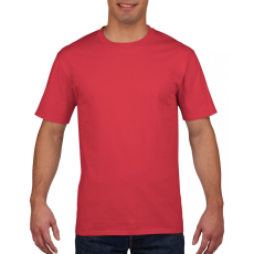 GILDAN Uniszex póló Gildan GI4100 premium Cotton® Felnőtt póló -M, Red