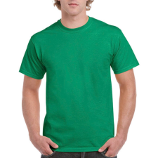 GILDAN Uniszex póló Rövid ujjú Gildan Ultra Cotton Adult T-Shirt - L, Kelly zöld férfi póló