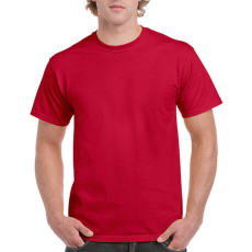 GILDAN Uniszex póló Rövid ujjú Gildan Ultra Cotton Adult T-Shirt - S, Meggypiros