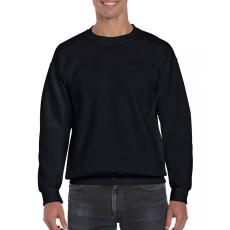 GILDAN Uniszex pulóver Gildan GI12000 Dryblend® Adult Crewneck Sweatshirt -S, Black