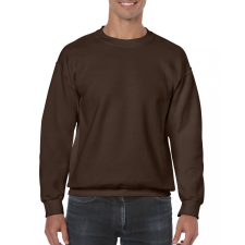 GILDAN Uniszex pulóver Gildan GI18000 Heavy Blend Adult Crewneck Sweatshirt -5XL, Dark Chocolate férfi pulóver, kardigán