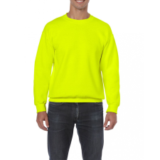 GILDAN Uniszex pulóver Gildan GI18000 Heavy Blend™ Adult Crewneck Sweatshirt -XL, Safety Green férfi pulóver, kardigán