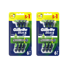 Gillette Blue3 Plus Sensitive eldobható borotva (2x6 db) eldobható borotva