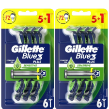 Gillette Blue3 Plus Sensitive eldobható férfi Borotva 2x6db eldobható borotva