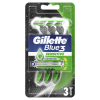 Gillette Blue3 Sensitive Eldobható Férfi Borotva, 3 Darab