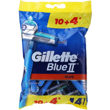  Gillette BlueII Plus Eldobható férfi borotva 10+4db eldobható borotva
