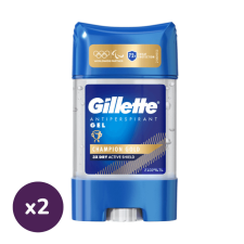 Gillette Champion Gold izzadásgátló gél (2x70 ml) dezodor