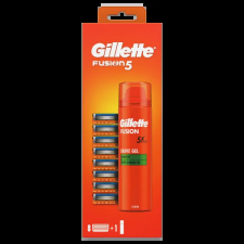 Gillette Fusion5 8 db Férfi Borotvabetét + Sensitive Borotvazselé 200 borotvahab, borotvaszappan