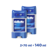 Gillette izzadásgátló Gél Cool Wave 2x70 ml