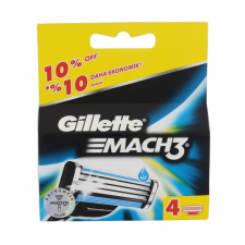 Gillette Mach3 borotvabetét 4 db férfiaknak pótfej, penge
