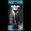 Gillette Mach3 Charcoal Férfi Borotva, 1 db Gillette Borotva, 6 db Bor