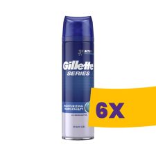 Gillette Series Moisturizing borotva gél 200ml (Karton - 6 db) borotvahab, borotvaszappan