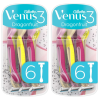 Gillette Venus 3 Dragonfruit női Borotva 2x6db