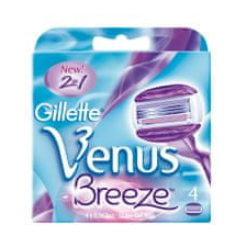 Gillette Venus Breeze Borotvabetét, 4 db eldobható borotva