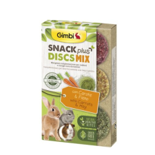 Gimborn Gimbi SNACK PLUS DISCS MIX RÉPA&SZÉNA 50G rágcsáló eledel
