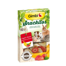 Gimborn Gimbi SNACKITOS EPER + BANÁN 60G rágcsáló eledel