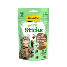 GimCat Mini Sticks - pulyka-sajt 50 g jutalomfalat macskáknak