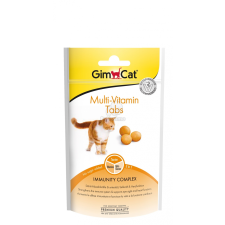 GimCat Multi-Vitamin Tabs 40 g vitamin, táplálékkiegészítő macskáknak