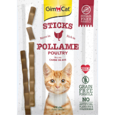 GimCat Sticks Cat | Baromfi ízű jutalomfalat 4x20 gramm jutalomfalat macskáknak