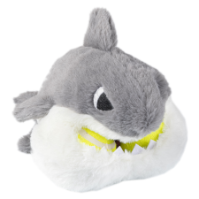  GimDog plüsscápa 2 labdával kutyáknak Szürke játék kutyáknak