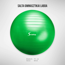  Gimnasztikai labda, durranásmentes, Salta - 75 cm - Zöld fitness labda