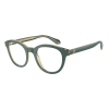 Giorgio Armani AR7256 6086 Top Green/Olive Transparent Demo Lens szemüveg