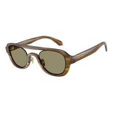 Giorgio Armani AR8247 63302A Striped Brown & Light Brown Green napszemüveg napszemüveg