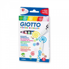 Giotto Filctoll GIOTTO Turbo Bicolor 8 db-os készlet UTOLSÓ DARAB filctoll, marker