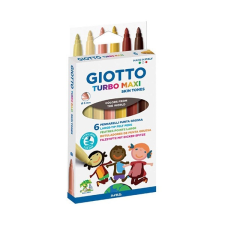 Giotto Filctoll GIOTTO Turbo maxi bőrtónus színek 6db-os készlet filctoll, marker