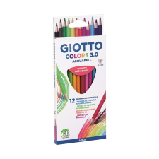 Giotto Színes ceruza GIOTTO Colors 3.0 aquarell  háromszögletű 12 db/készlet színes ceruza