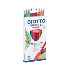 Giotto Színes ceruza GIOTTO Colors 3.0 aquarell  háromszögletű 24 db/készlet színes ceruza