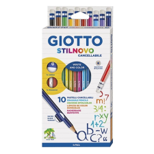 Giotto Színes ceruza giotto hegyez&#337;vel, radírral 10 db/készlet 2568 00 színes ceruza