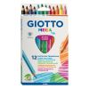 Giotto Színes ceruza GIOTTO mega trio jumbo 12 db/készlet