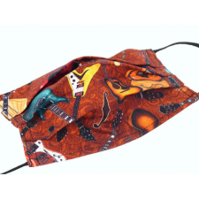  Gitáros szájmaszk - barnás tisztító- és takarítószer, higiénia