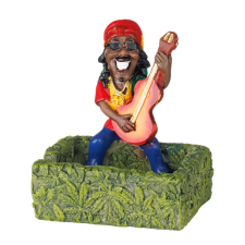  Gitározó rasta figurás polirezin és kerámia hamutartó hamutartó