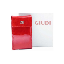 Giudi kártyatartó, piros, lakkbőr, pántos 6421-GVL-05 pénztárca
