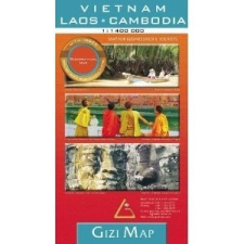 Gizi Map Vietnam, Laos, Cambodia térkép Gizi Map 1:1 400 000 Vietnam térkép térkép