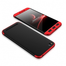 GKK 360 Full Body műanyag tok Xiaomi Redmi 5A, fekete/piros tok és táska