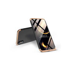 GKK 360 Full Protection 3in1 iPhone XS Max hátlap fekete arany (GK0231) (GK0231) tok és táska
