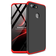 GKK 360 Protection telefontok hátlap tok Első és hátsó tok telefontok hátlap az egész testet fedő Oppo AX7 fekete-piros tok és táska