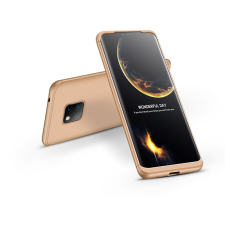 GKK Huawei Mate 20 Pro hátlap - GKK 360 Full Protection 3in1 - arany tok és táska