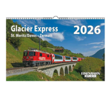 Glacier Express 2026 naptár, kalendárium