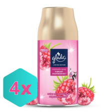 Glade Automata Légfrissítő UTÁNTÖLTŐ 269ml, Vibrant Raspberries/Málna KARTON - 4 db tisztító- és takarítószer, higiénia