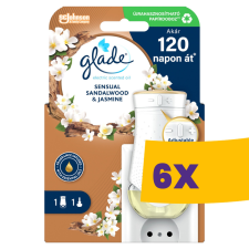 GLADE elektromos légfrissítő készülék Szantálfa & Jázmin 20ml utántöltővel (Karton - 6 csomag) tisztító- és takarítószer, higiénia
