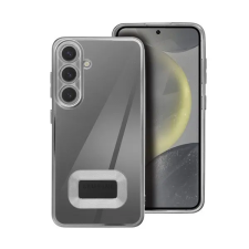 Glam Xiaomi Redmi Note 13 Pro 5G hátlap tok kameravédő peremmel, ezüst tok és táska