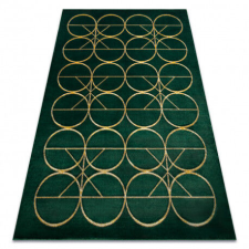 GLAMOUR Elegáns Szőnyeg - Smaragdzöld Arany - 160x220 cm lakástextília