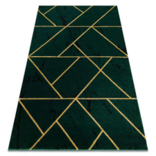 GLAMOUR EMERALD szőnyeg 1012 glamour, elegáns geometriai, márvány üveg zöld / arany 240x330 cm lakástextília