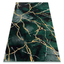 GLAMOUR EMERALD szőnyeg 1018 glamour, elegáns márvány üveg zöld / arany 80x150 cm lakástextília