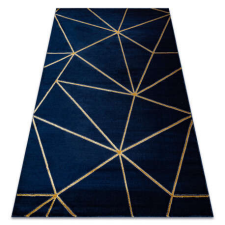 GLAMOUR Kizárólagos EMERALD szőnyeg 1013 glamour, elegáns geometriai sötétkék / arany 160x220 cm lakástextília
