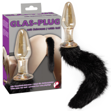 Glass Plug with Tail anál